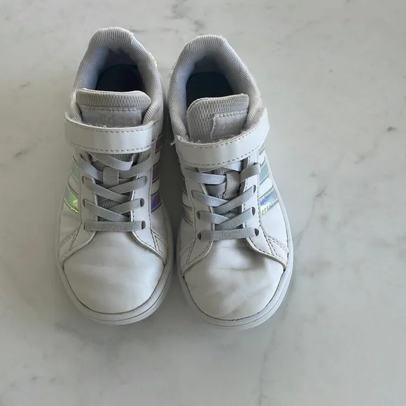 adidas | Shoes | Kids White Adidas Velcro Sneakers | Poshmark